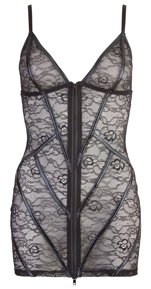 Мини-платье Cottelli Lingerie Lace, S (черный)