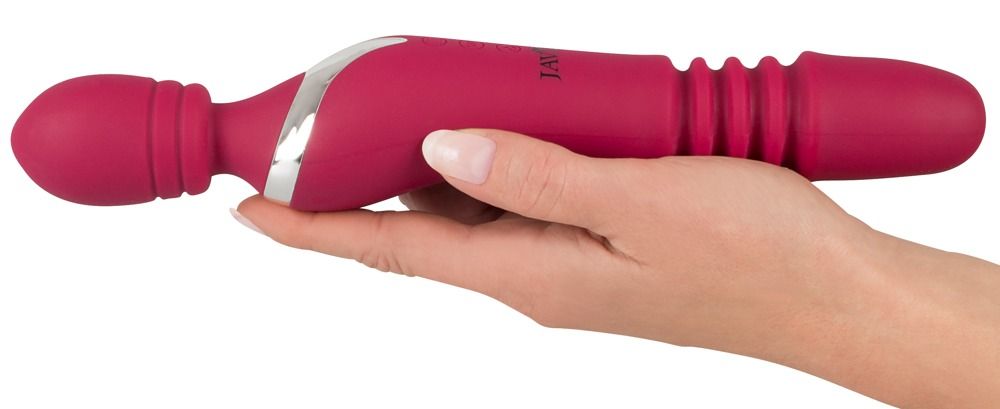 Вибратор Javida Warming & Thrusting Vibe, 27 см (розовый)