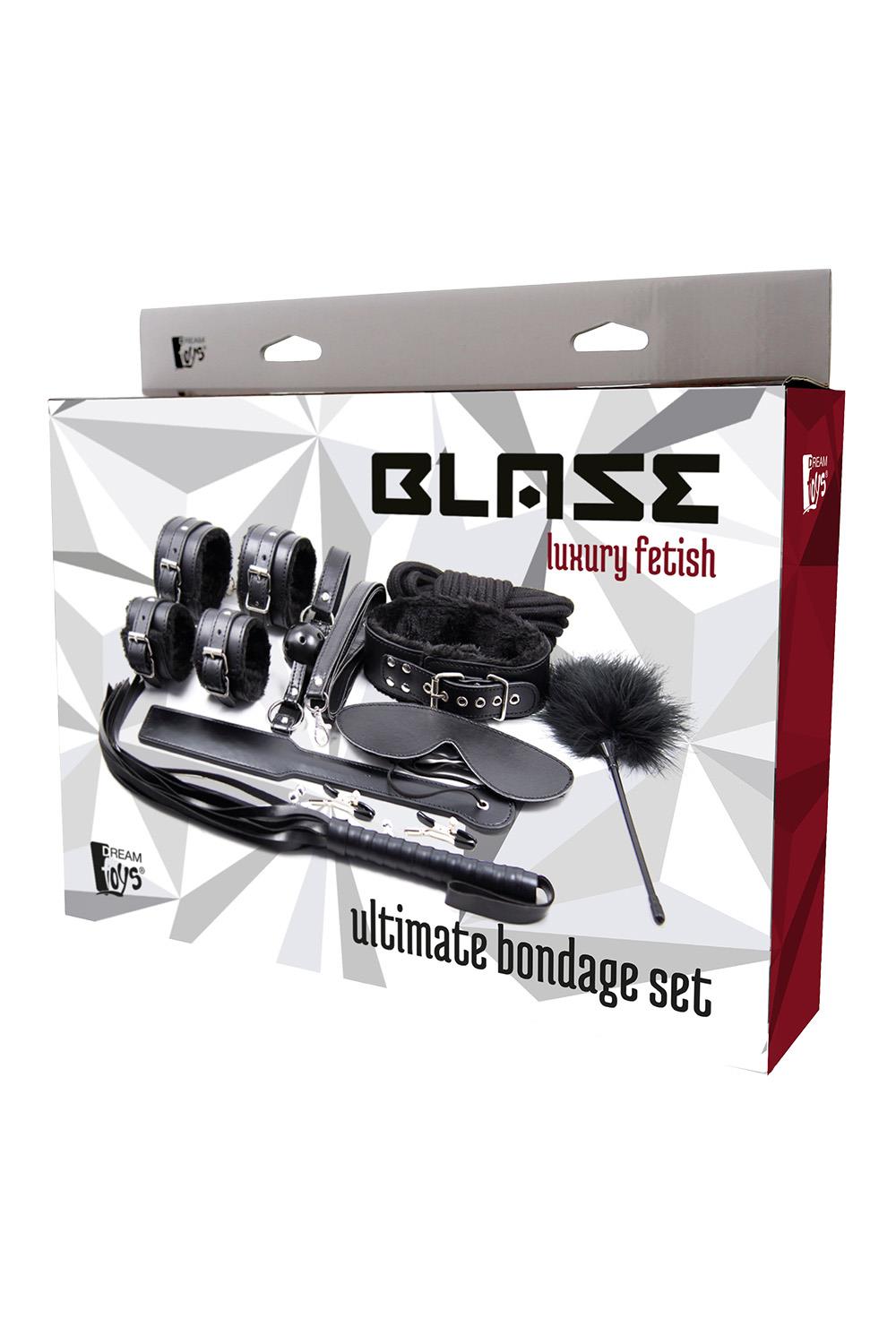 Dream Toys Blaze Ultimate Bondage Set - Zestaw BDSM, Czarny
