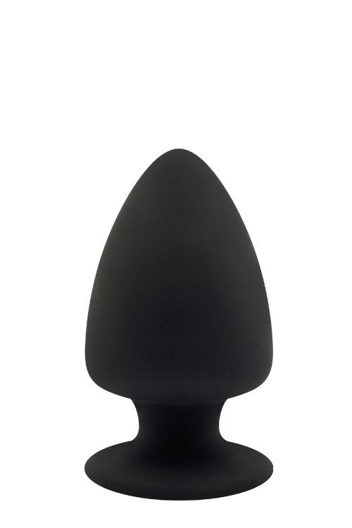 Korek analny Cheeky Love Premium Silicone Plug M, 11 cm (czarny)