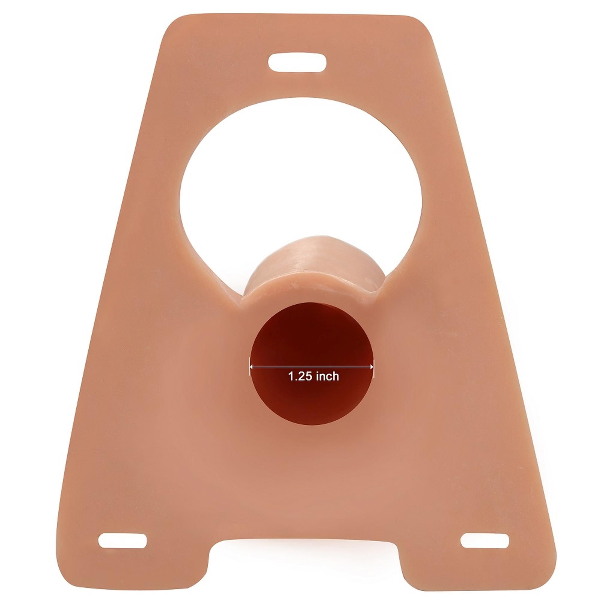 Страпон полый Unisex Hollow Strap-On Rodeo G, 20,3 см (телесный)