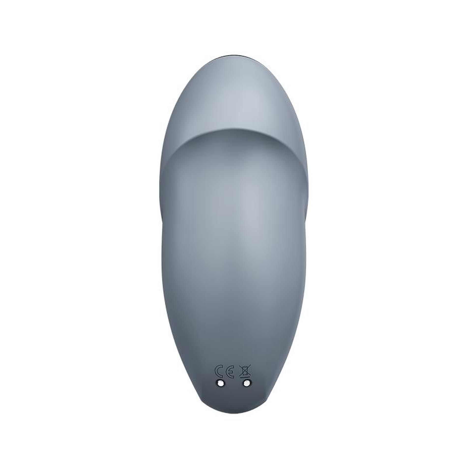 Вибратор для клитора Satisfyer Tap & Climax 1, 11 см (серый)