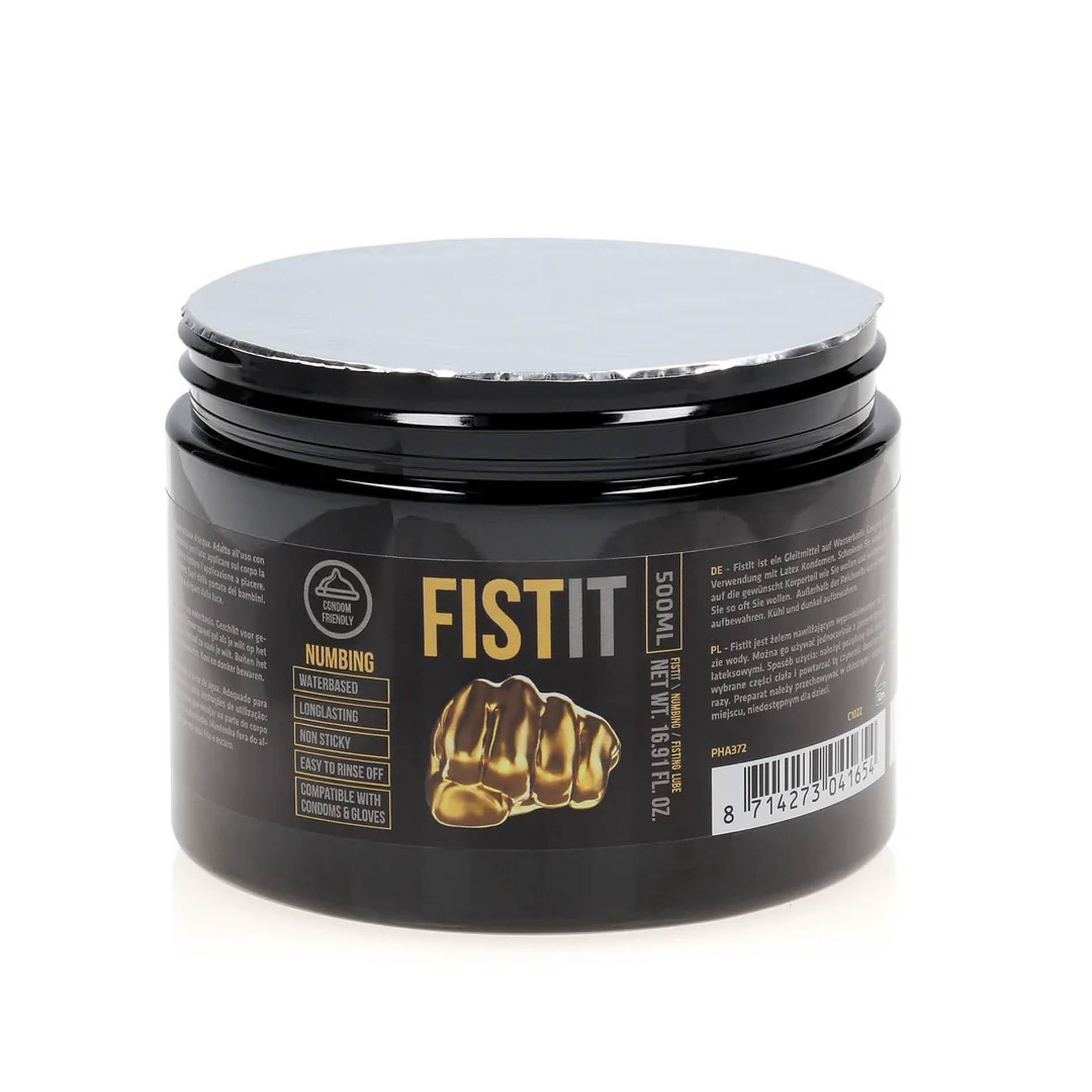 Lubrykant na bazie wody Fist It Numbing, 500 ml