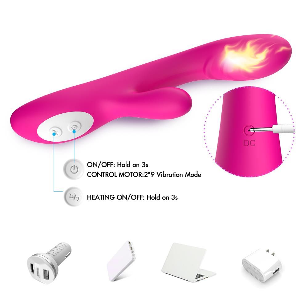 Вибратор-кролик B - Series Joy Spark, 22.3 см (розовый)