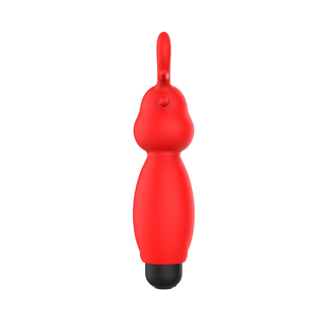 Вибратор для клитора Sweet Play Mini Reindeer Vibrator A10, 8.8 см (красный)