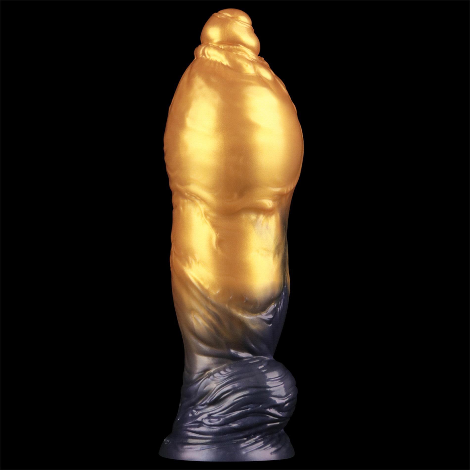 Фаллоимитатор Lovetoy Dual Density 10’’, 25.4 см (золотой)