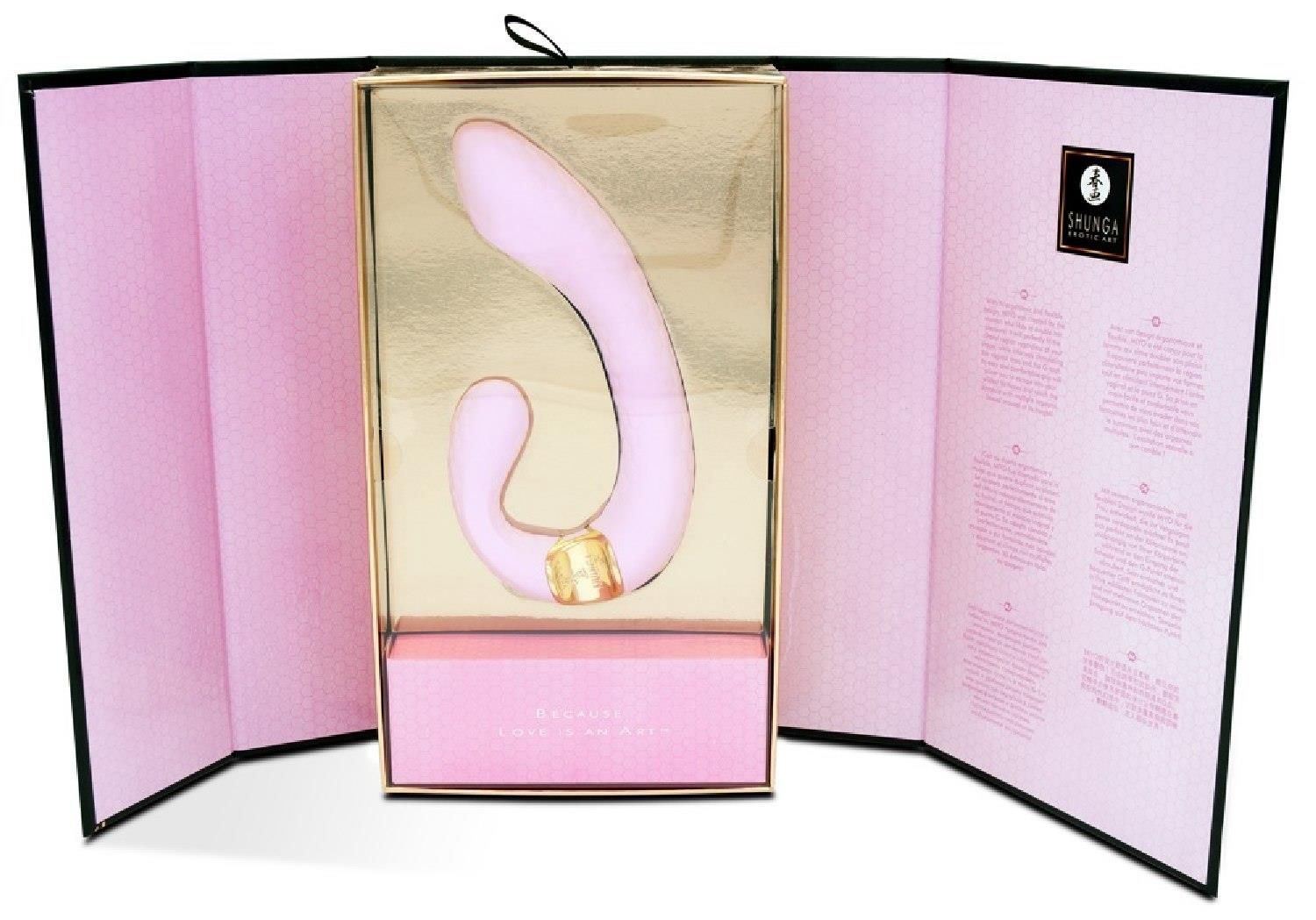 Вібратор Shunga Miyo Intimate, 18,5 см (світло-рожевий)