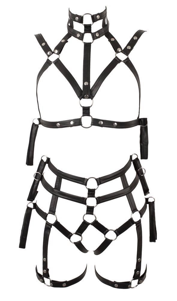 Бондажный набор Bad Kitty Naughty Toys Bondage Set, L/XL (черный)