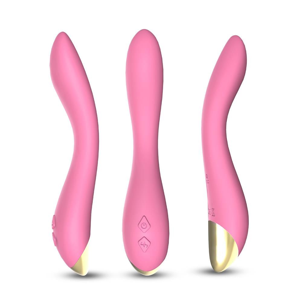 Вибратор Boss Series Flamingo, 22 см (розовый)