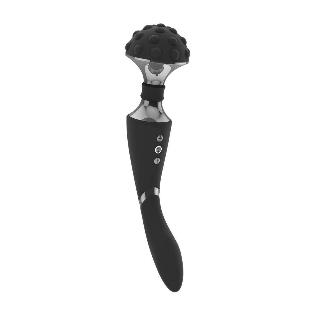 Вибромассажер Vive Shiatsu Bendable Massager Wand, 28.6 см (черный)