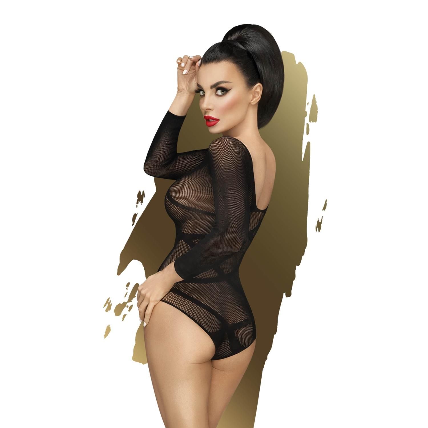Боди Penthouse Lingerie High On Love, S/M/L (черный)