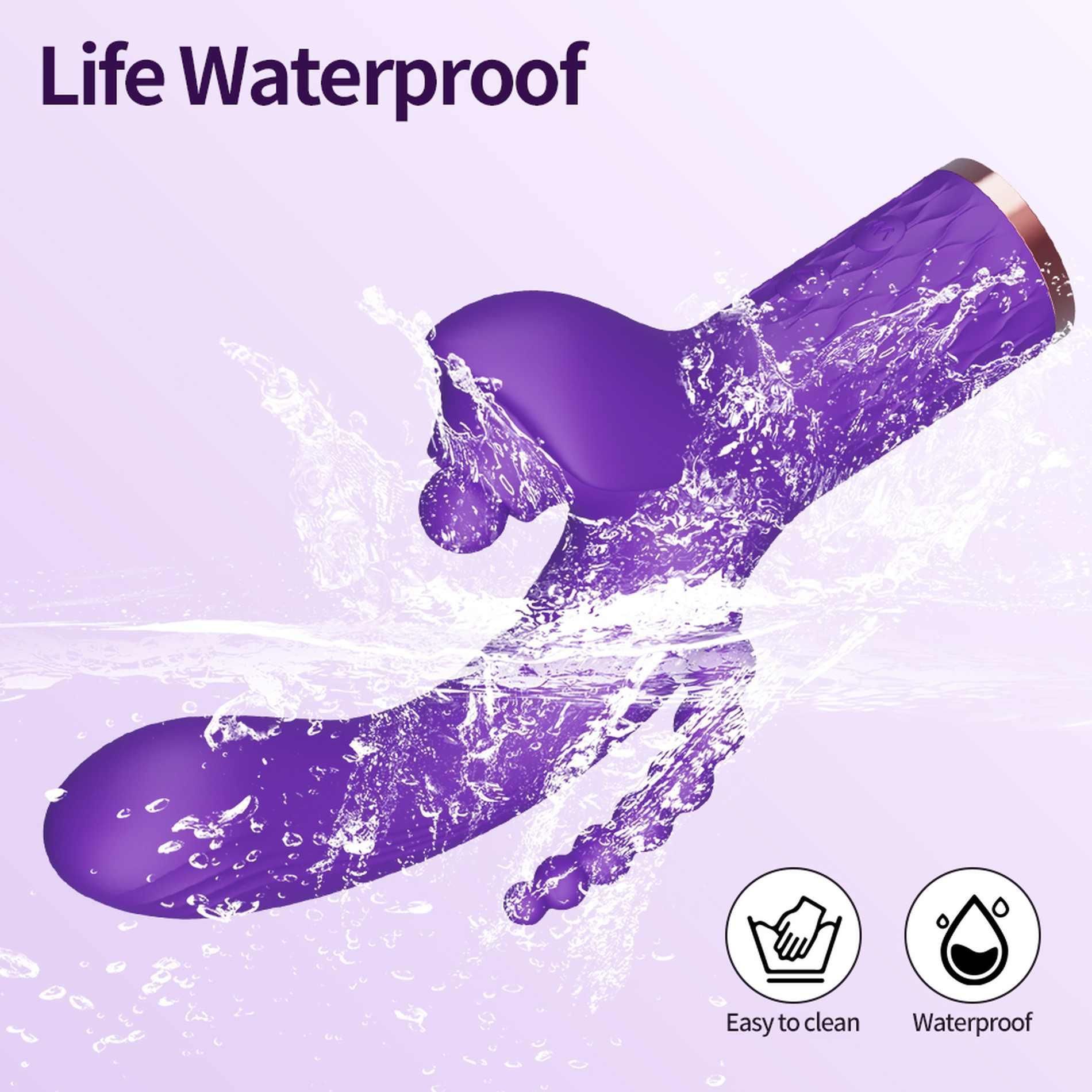 Вибратор B - Series Power Patty, 21.5 см (фиолетовый)