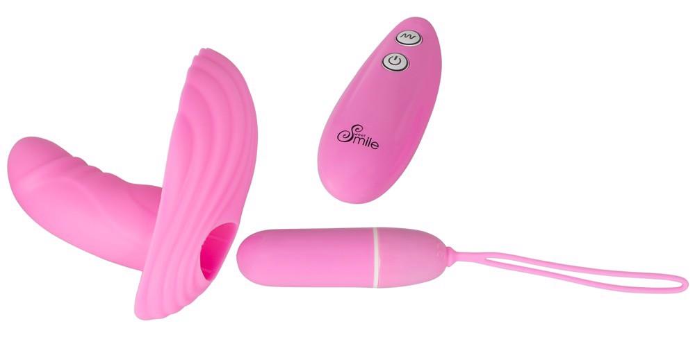 Вибратор Sweet Smile Shelly Remote Control, 7,5 см (розовый)