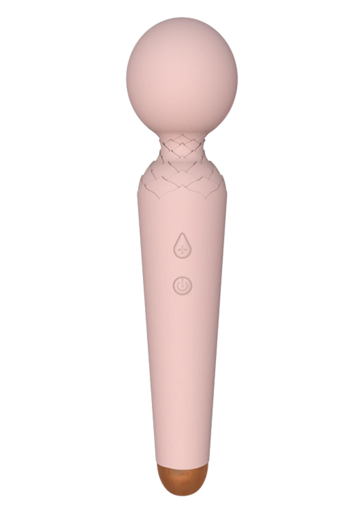 Вібромасажер Rechargeable Power Wand, 19,5 см (рожевий)