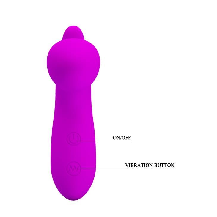 Масажер простати Pretty Love Backie Prostata Stimulator, 12.5 см (фіолетовий)