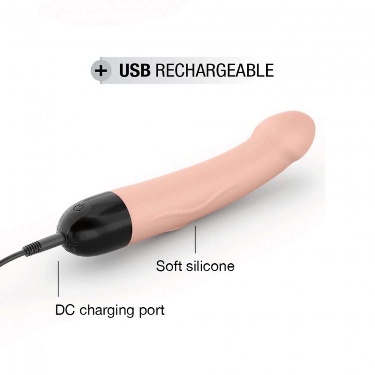 Вібратор для точки G Dorcel Real 2.0, 22 см (тілесний)