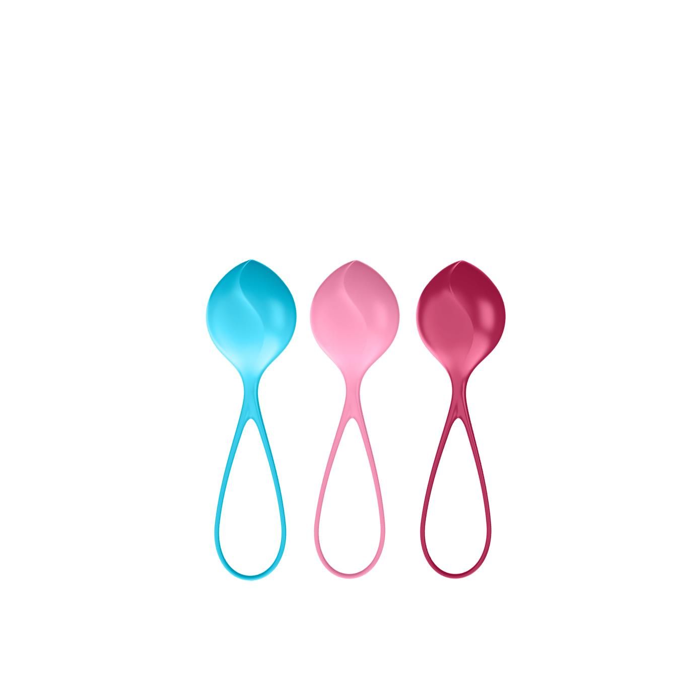 Вагинальные шарики Satisfyer Strengthening Balls, 3 шт (мульти)