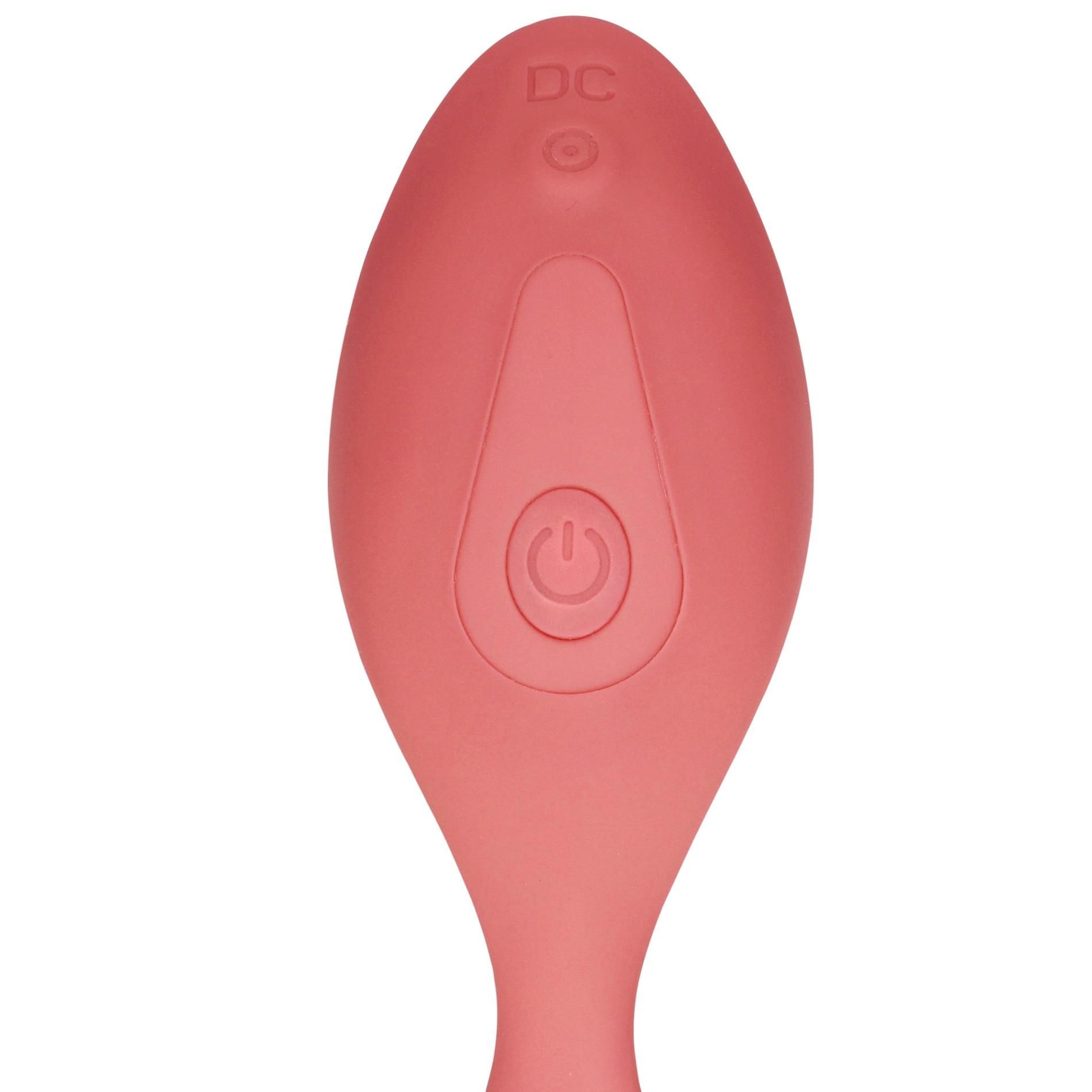 Вибратор Loveline Brighto Remote Control, 9.5 см (красный)
