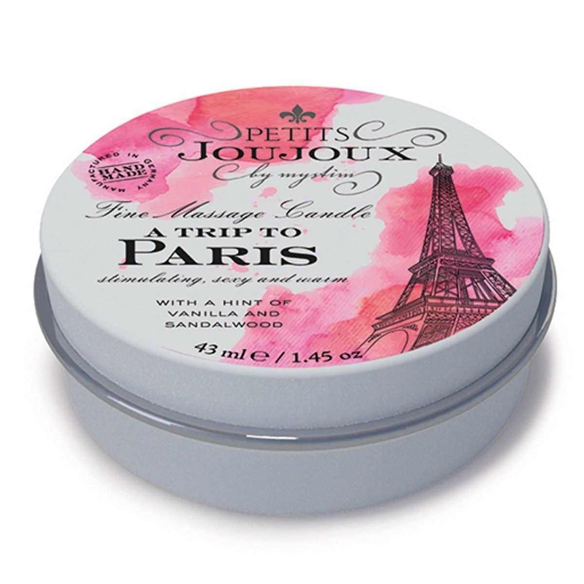 Масажна свічка Petits Joujoux A Trip To Paris, 43 мл