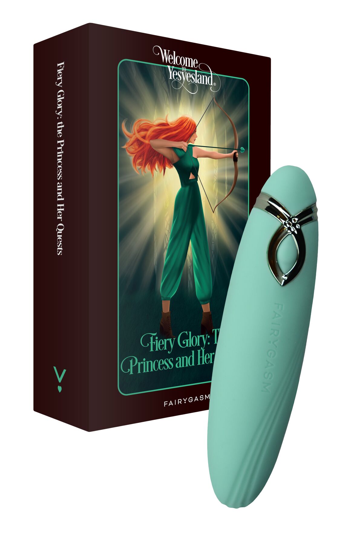 Вибратор FairyGasm PleasureArrow, 11,5 см (зеленый)