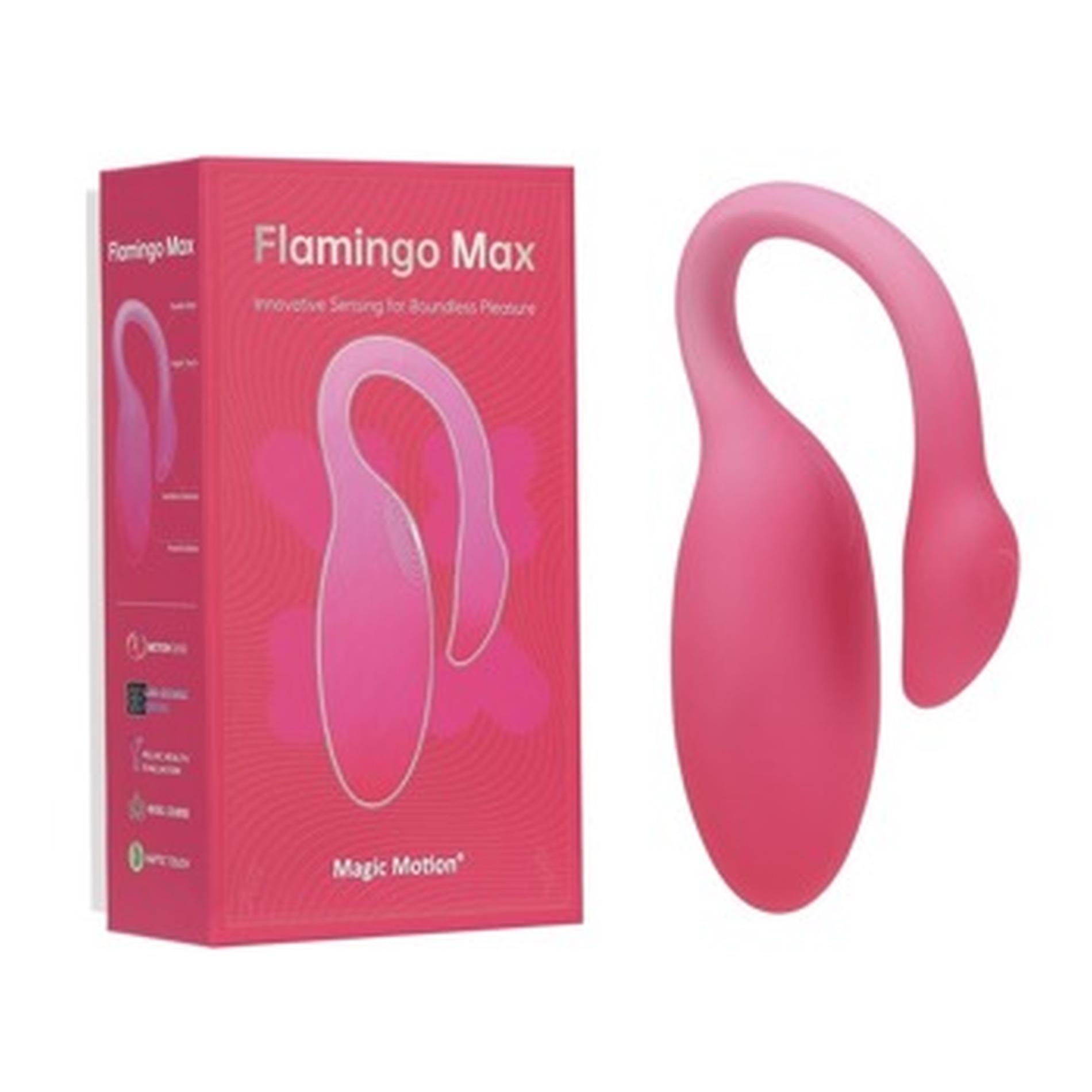 Wibrujące jajko Magic Motion Flamingo Max, 11 cm (różowy)