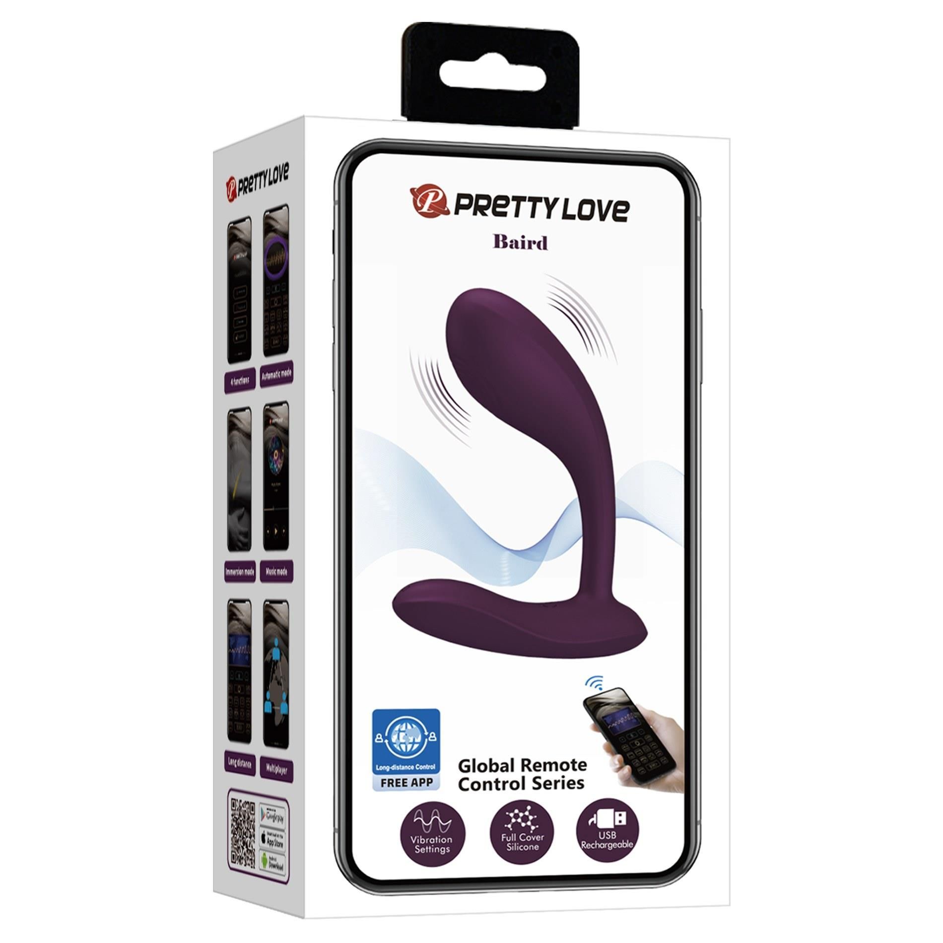 Вібратор Pretty Love Baird, 10,8 см (фіолетовий)