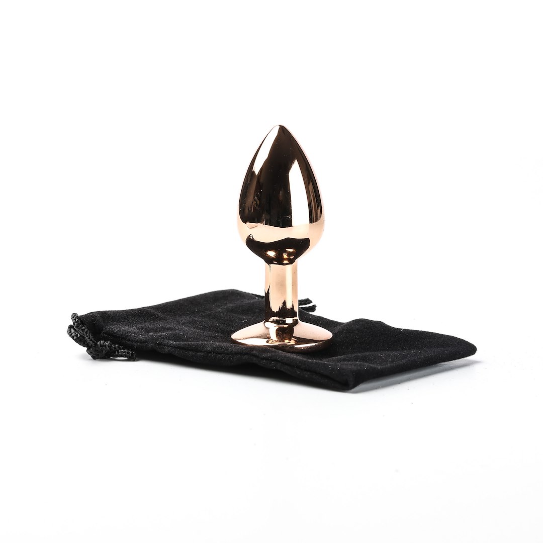 Korek analny z kryształem Simply Pleasure S, 7 cm (przezroczysty)