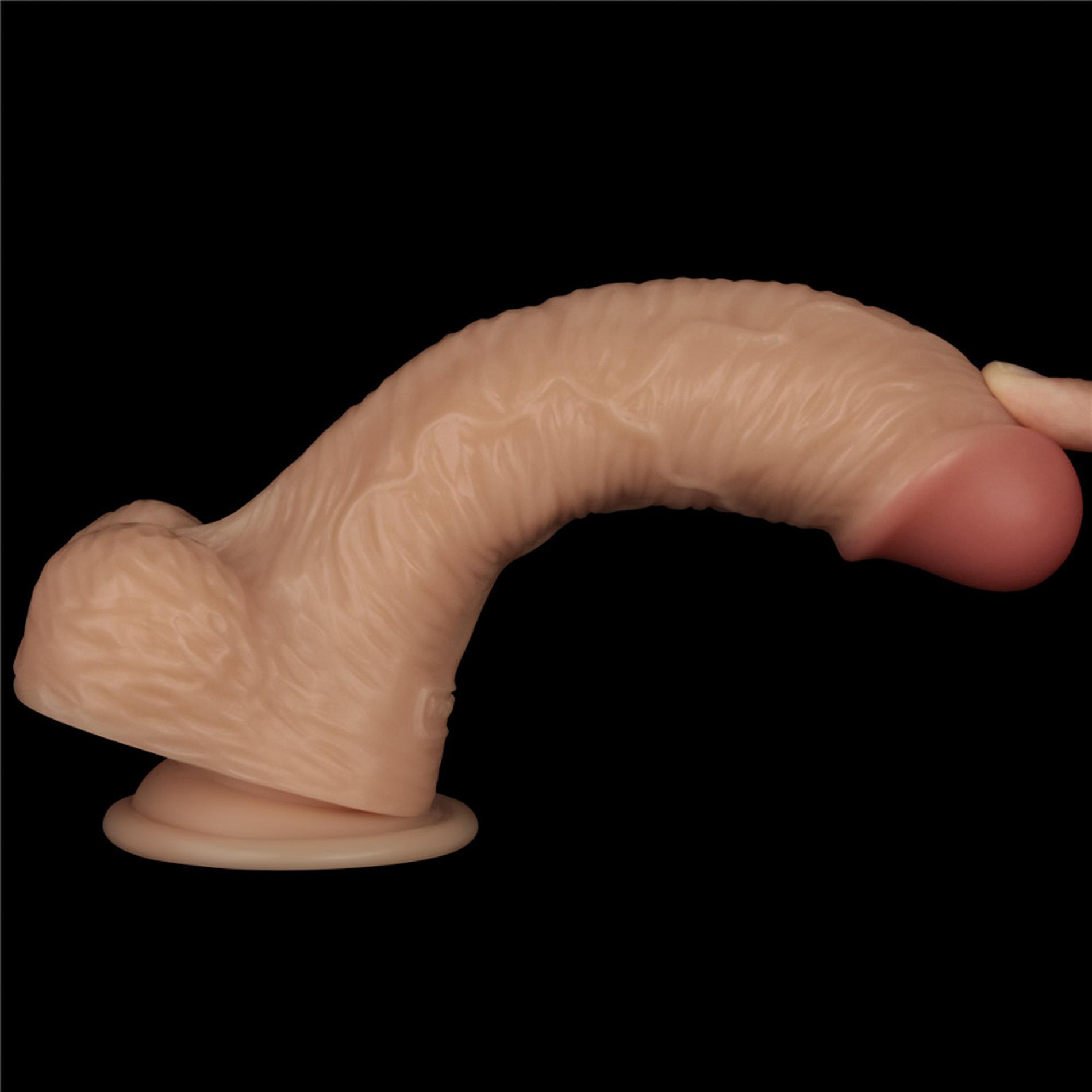 Вибратор Lovetoy Power Basics Cock 8.5'', 21.6 см (телесный)