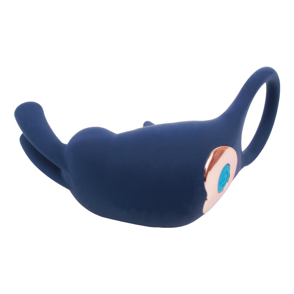 Эрекционное кольцо GK Power Bunny Ring, 11.8 см (синий)