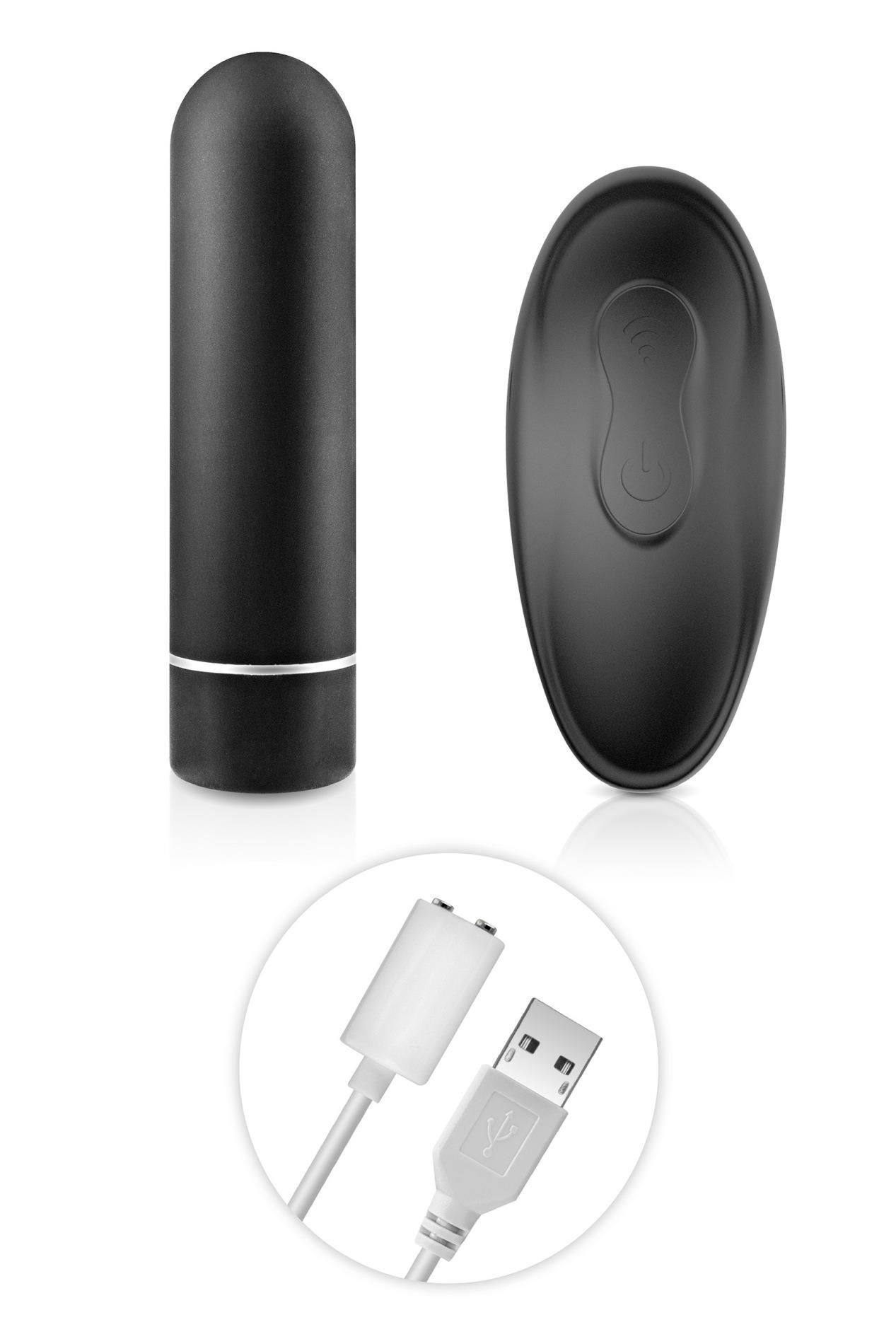 Мини-вибратор Black Empire My Duke, 6.9 см (черный)