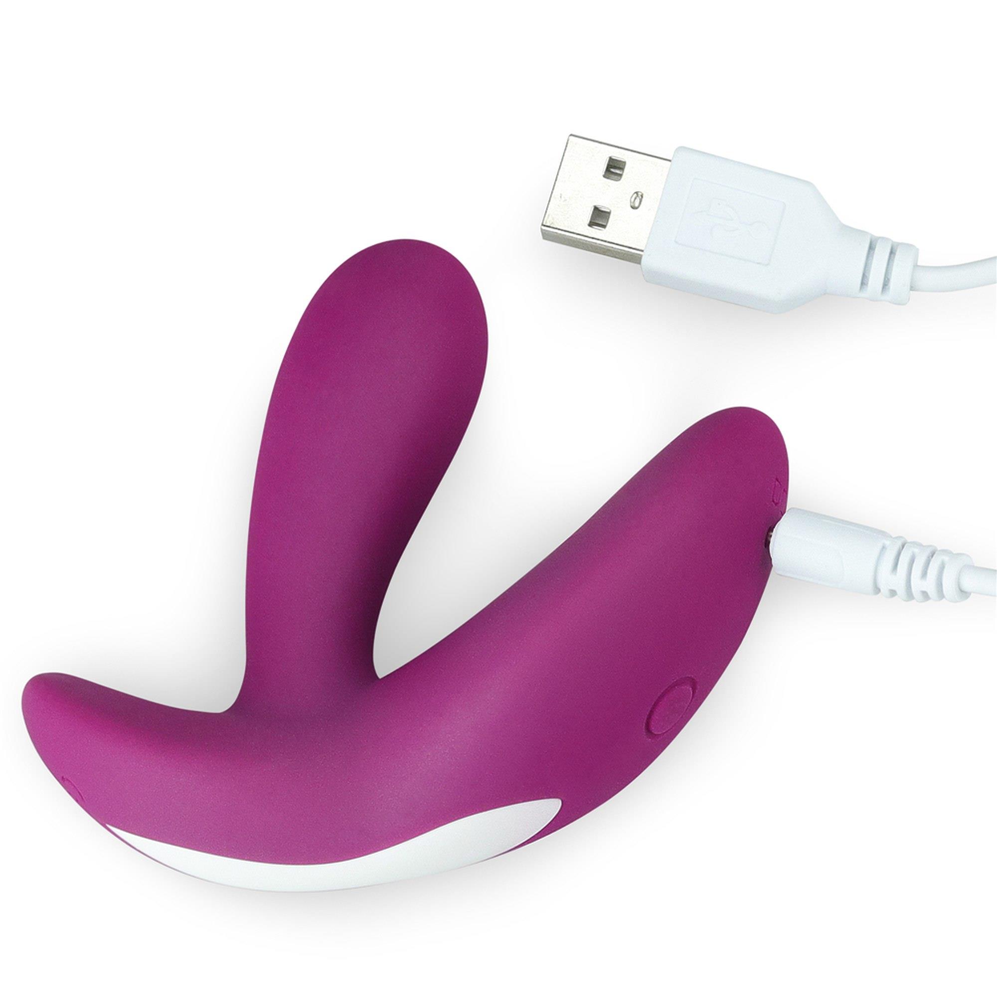 Вибратор O-Sensual Remote Ride, 9 см (фиолетовый)