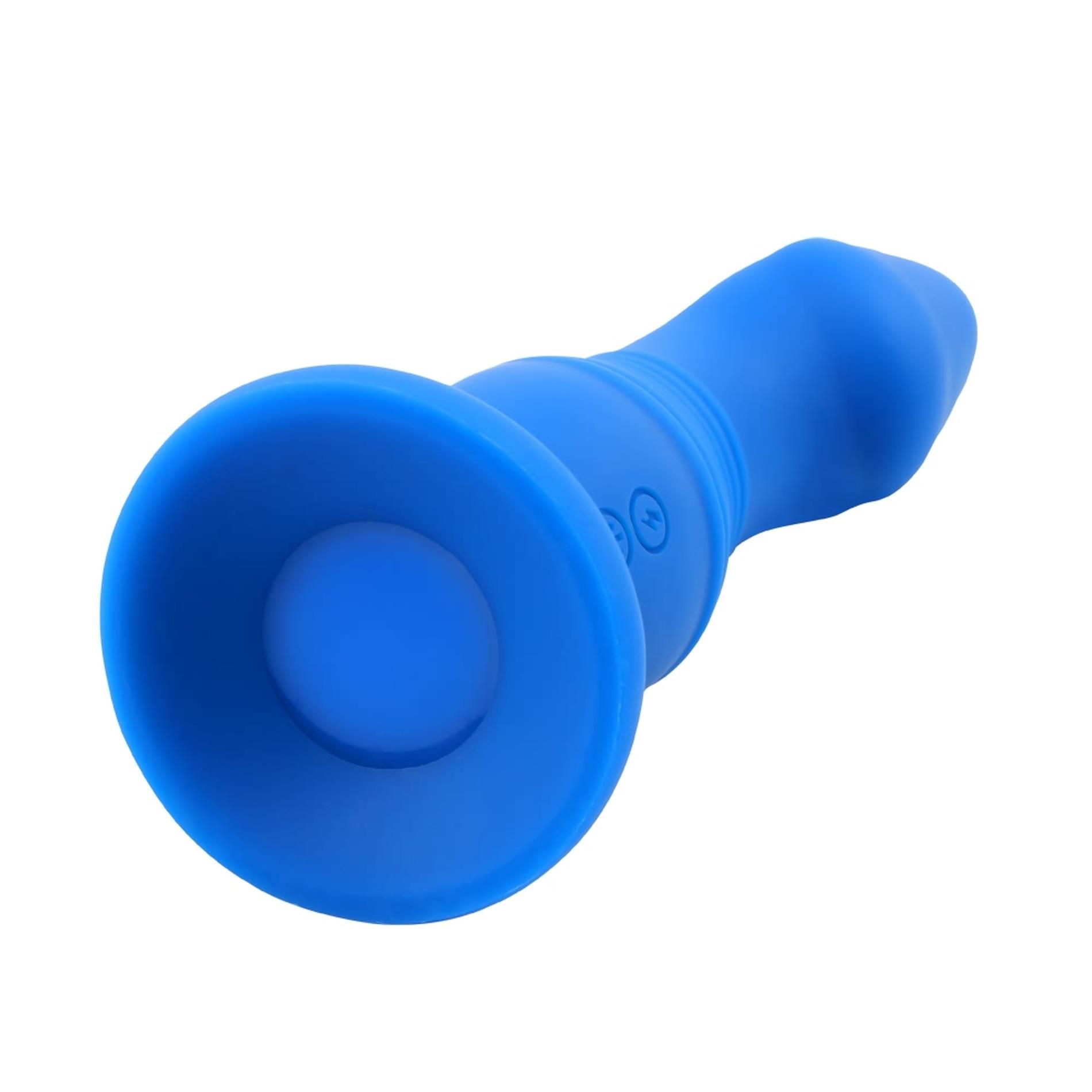 Вибратор Didi Curve Burst, 18 см (синий)