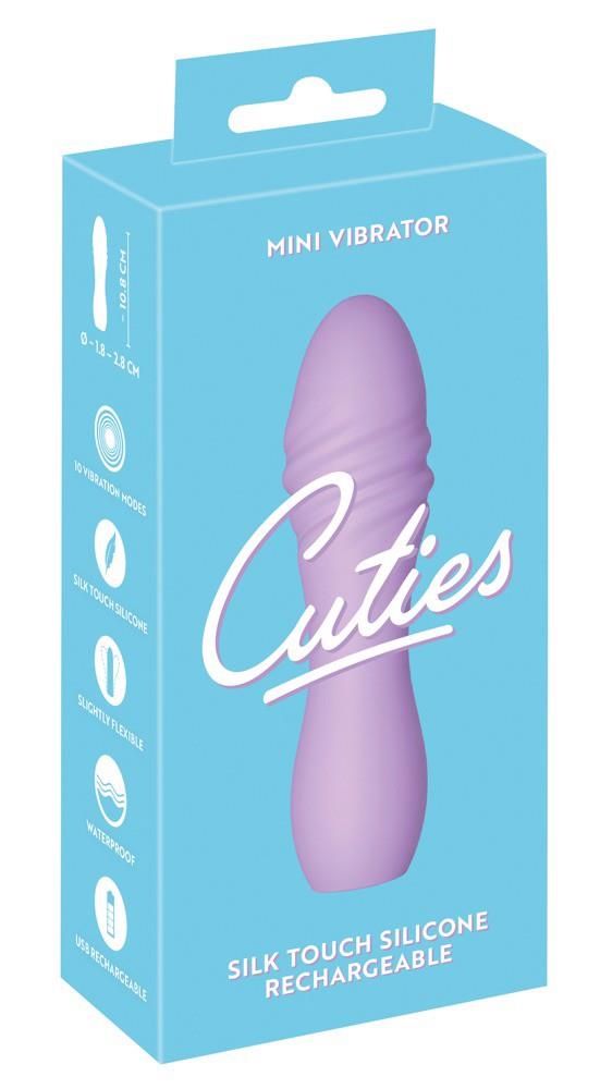 Вибратор Cuties Mini Vibrator, 10,8 см (фиолетовый)