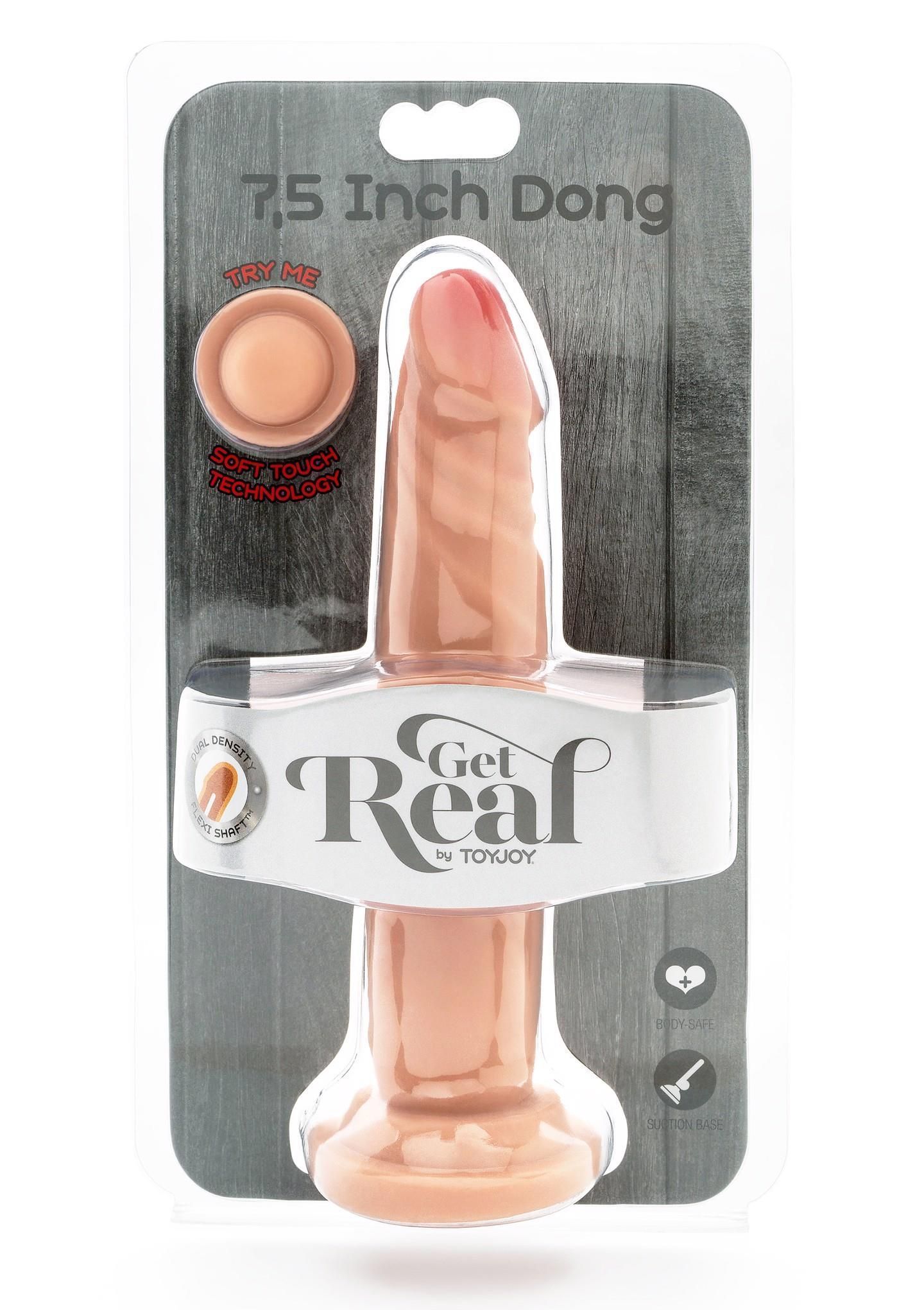 Фаллоимитатор ToyJoy Dual Density Dong 7.5 inch, 19 см (телесный)