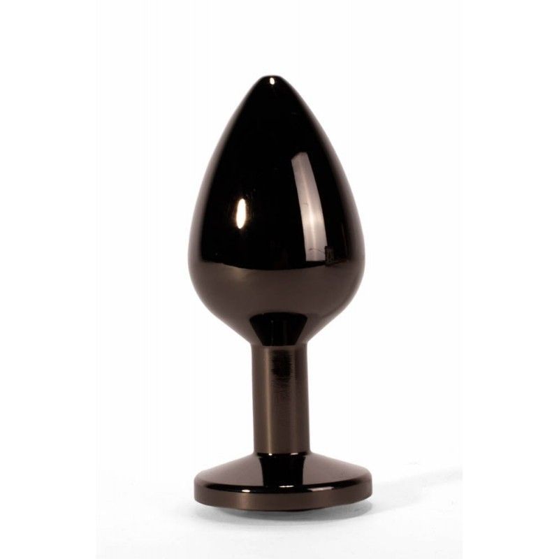 Korek analny X-Men Secret Shine Black Jewell, 7,1cm (czarny)