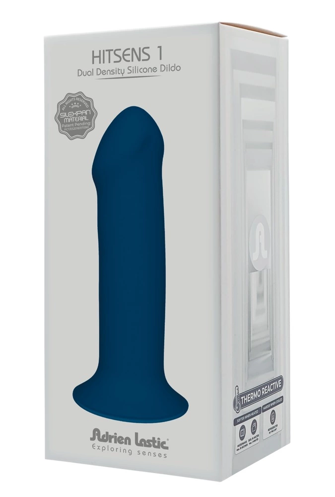 Фаллоимитатор Adrien Lastic Hitsens 1, 18 см (синий)