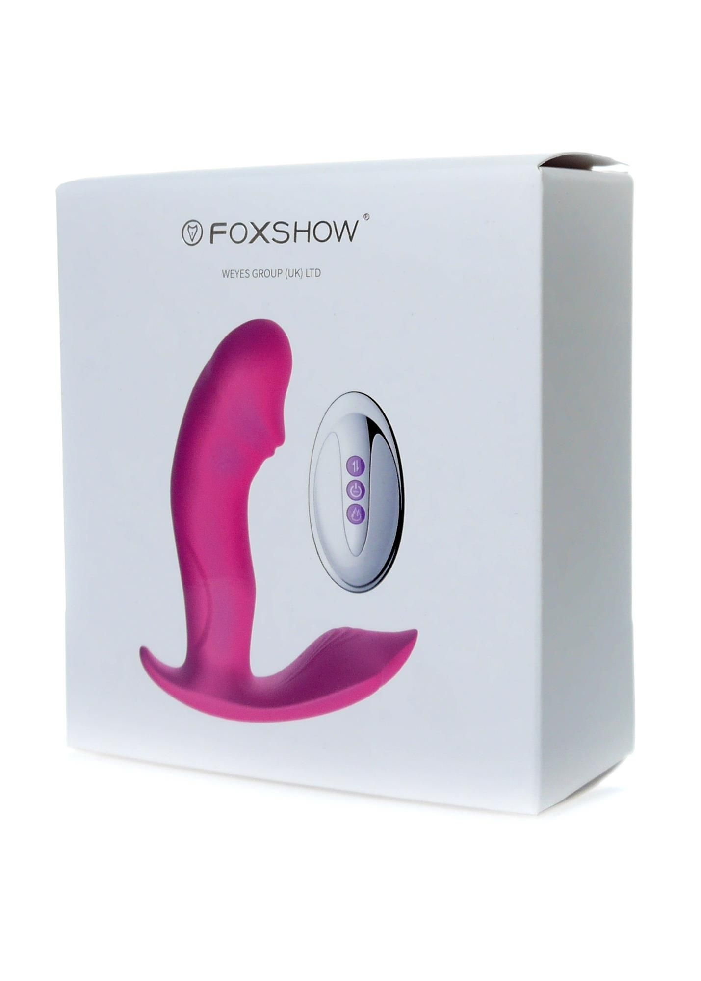Вибратор в трусики Foxshow Silicone Panty, 12 см (розовый)