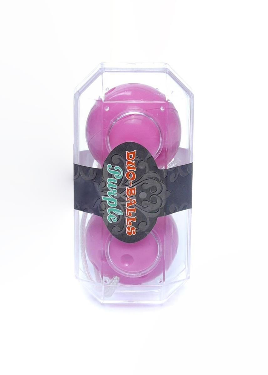 Kulki gejszy Duo-Balls, 21 cm (fioletowy)