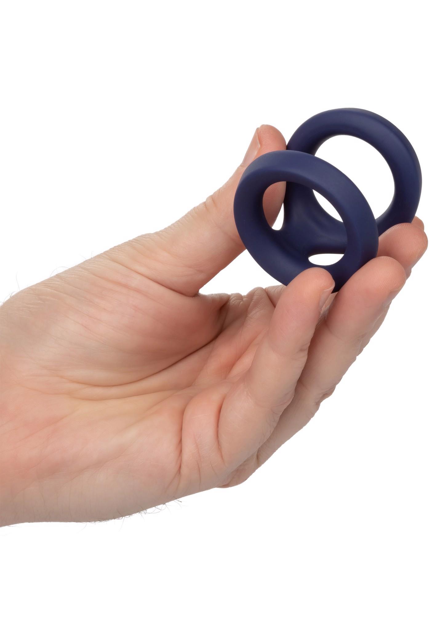 Ерекційне кільце Calexotics Viceroy Dual Ring, 3,2 см (синій)