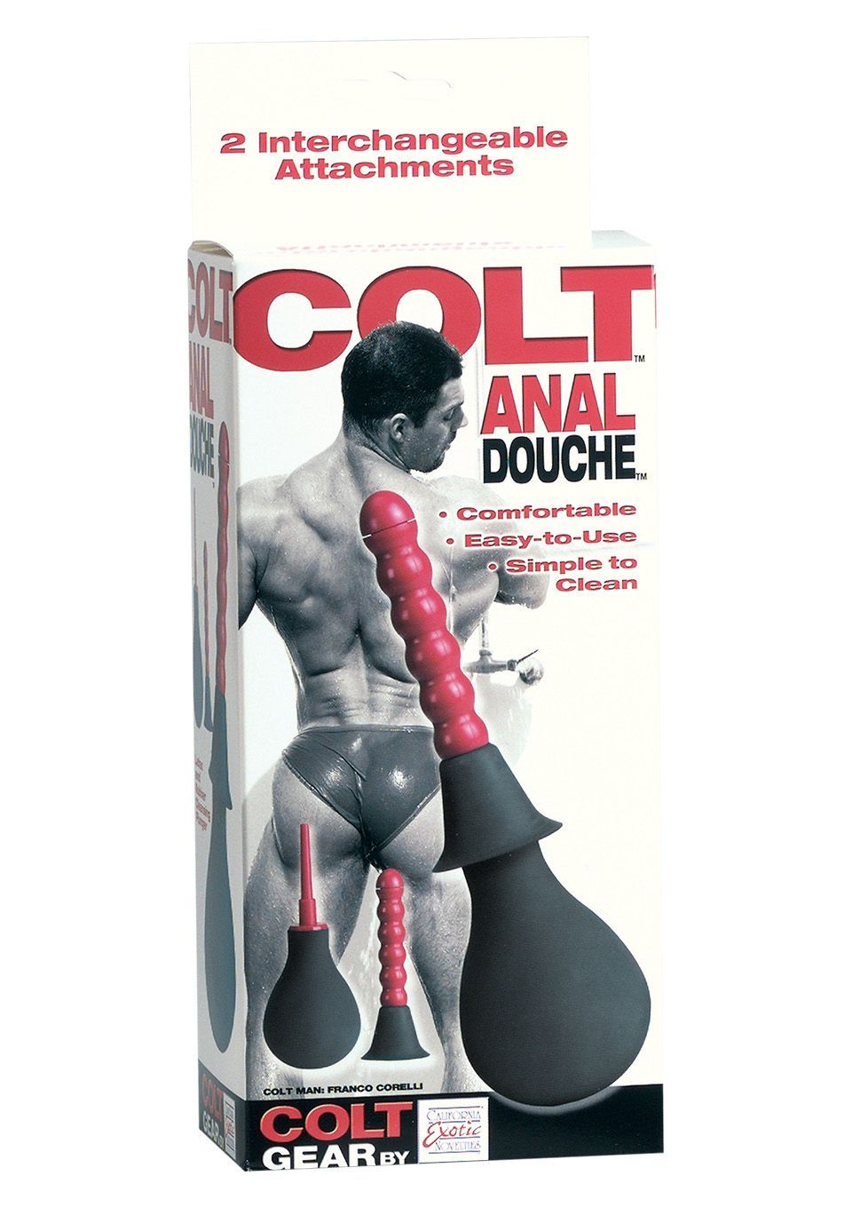 Анальный душ Colt Anal Douche, 200 мл (черный)