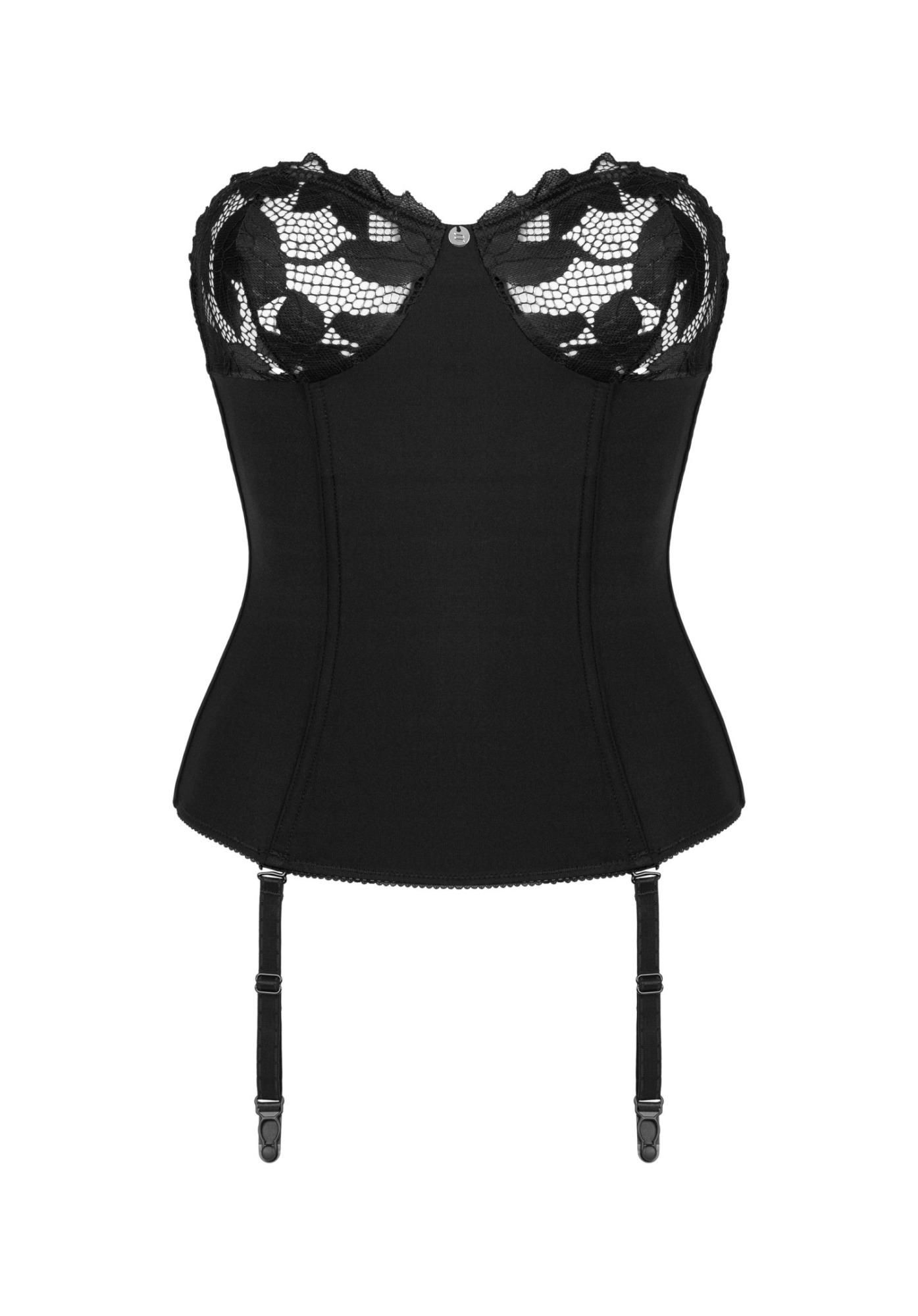 Gorset Obsessive Editya, M/L (czarny)