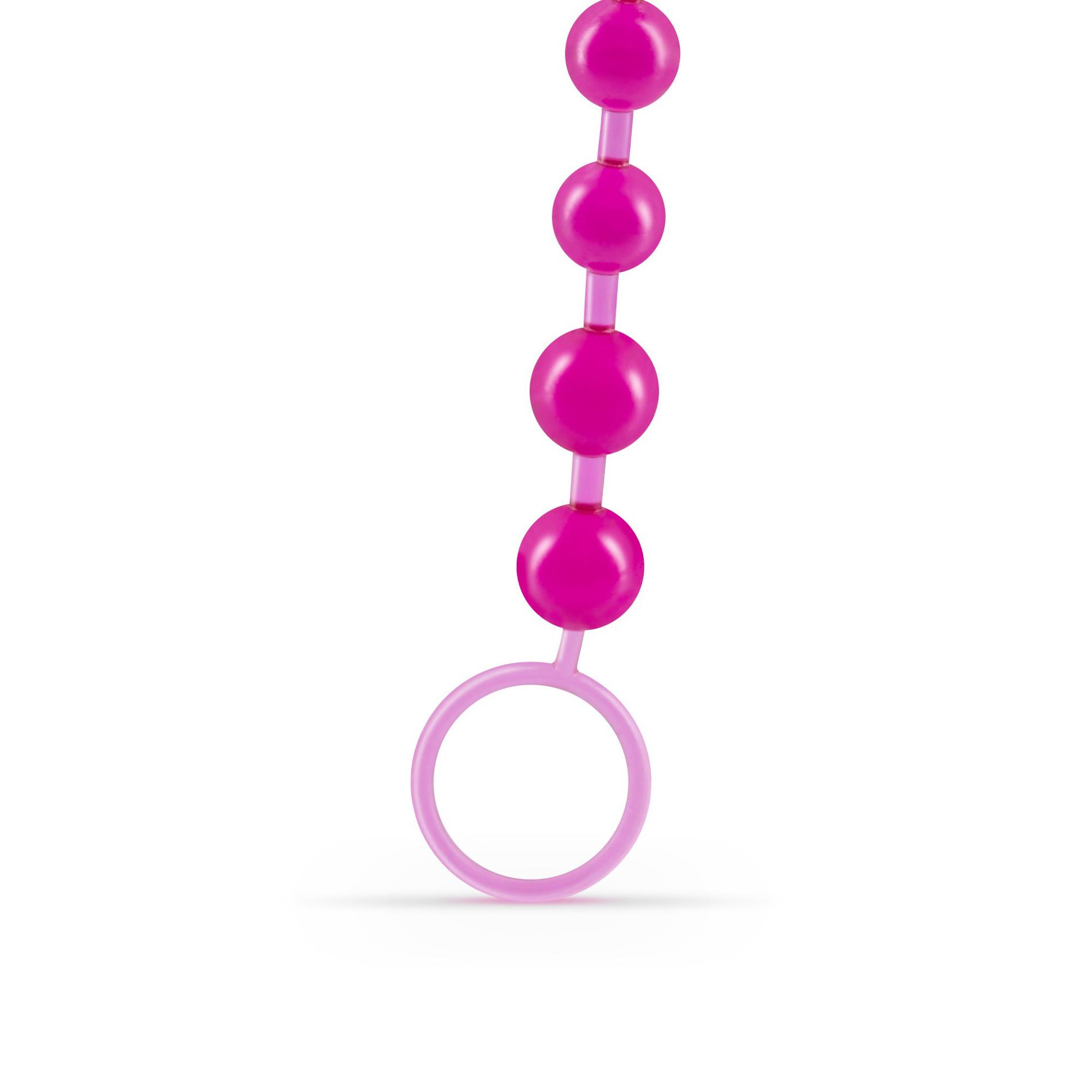 Анальная цепочка Crushious Bead Anal, 33 см (розовый)