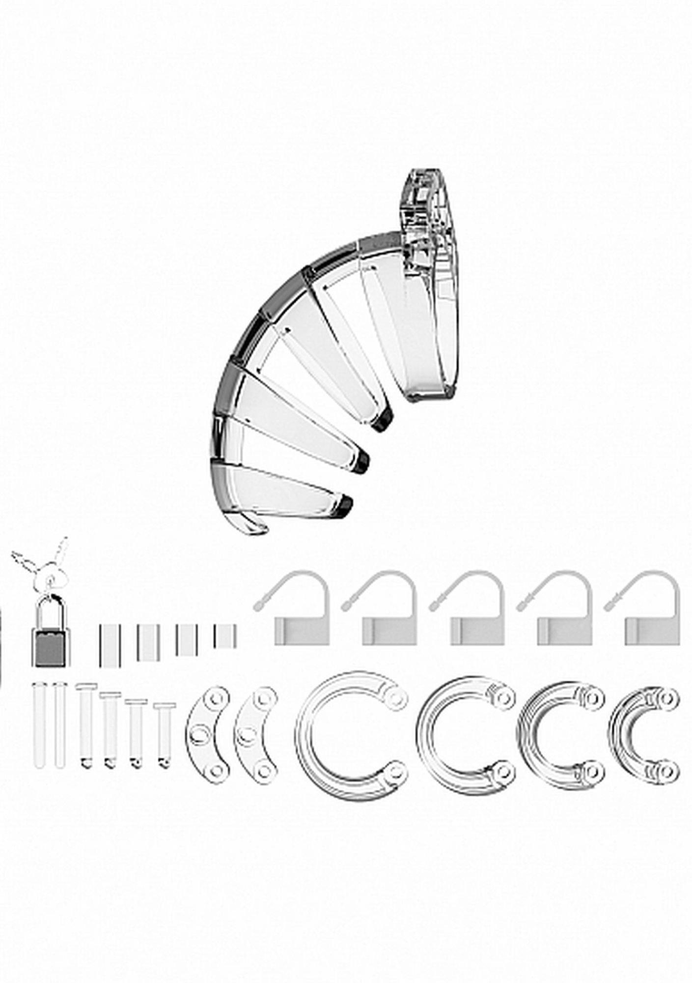 Пояс верности для мужчин ManCage 02 Chastity Cage (прозрачный)