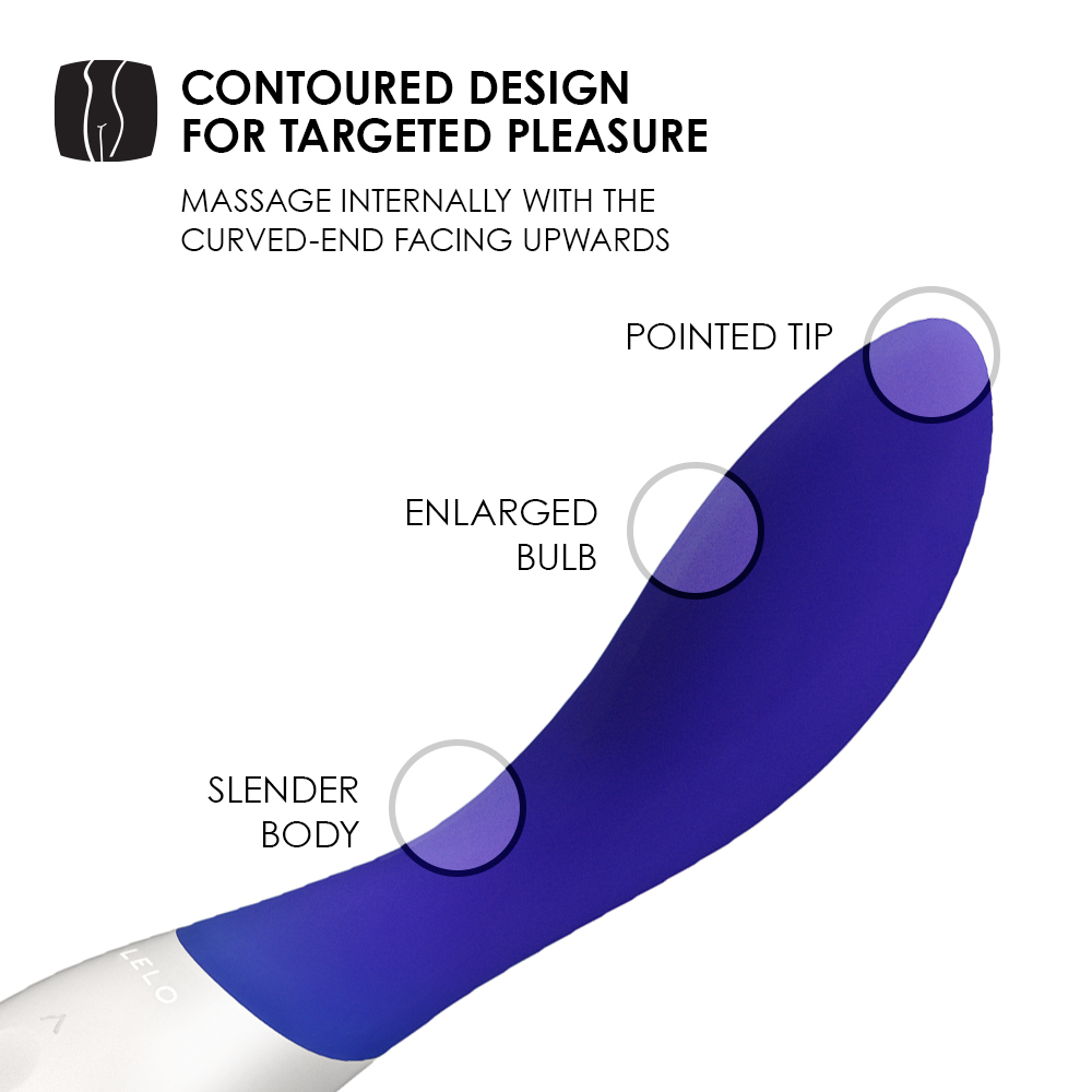 Вибратор Lelo Mona Wave, 19,5 см (синий)