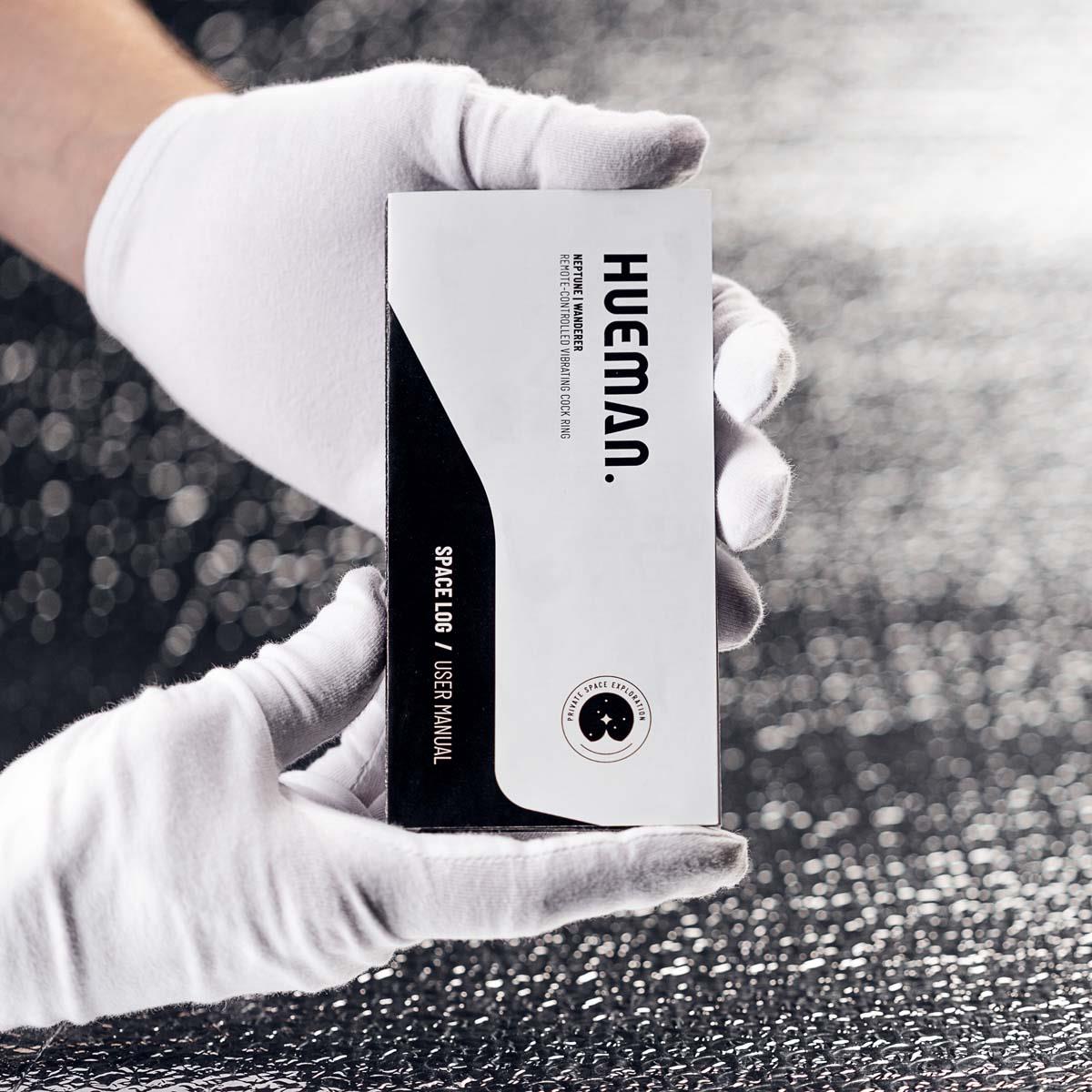 Korek analny Hueman Space Invader Thumping, 14 cm (fioletowy)