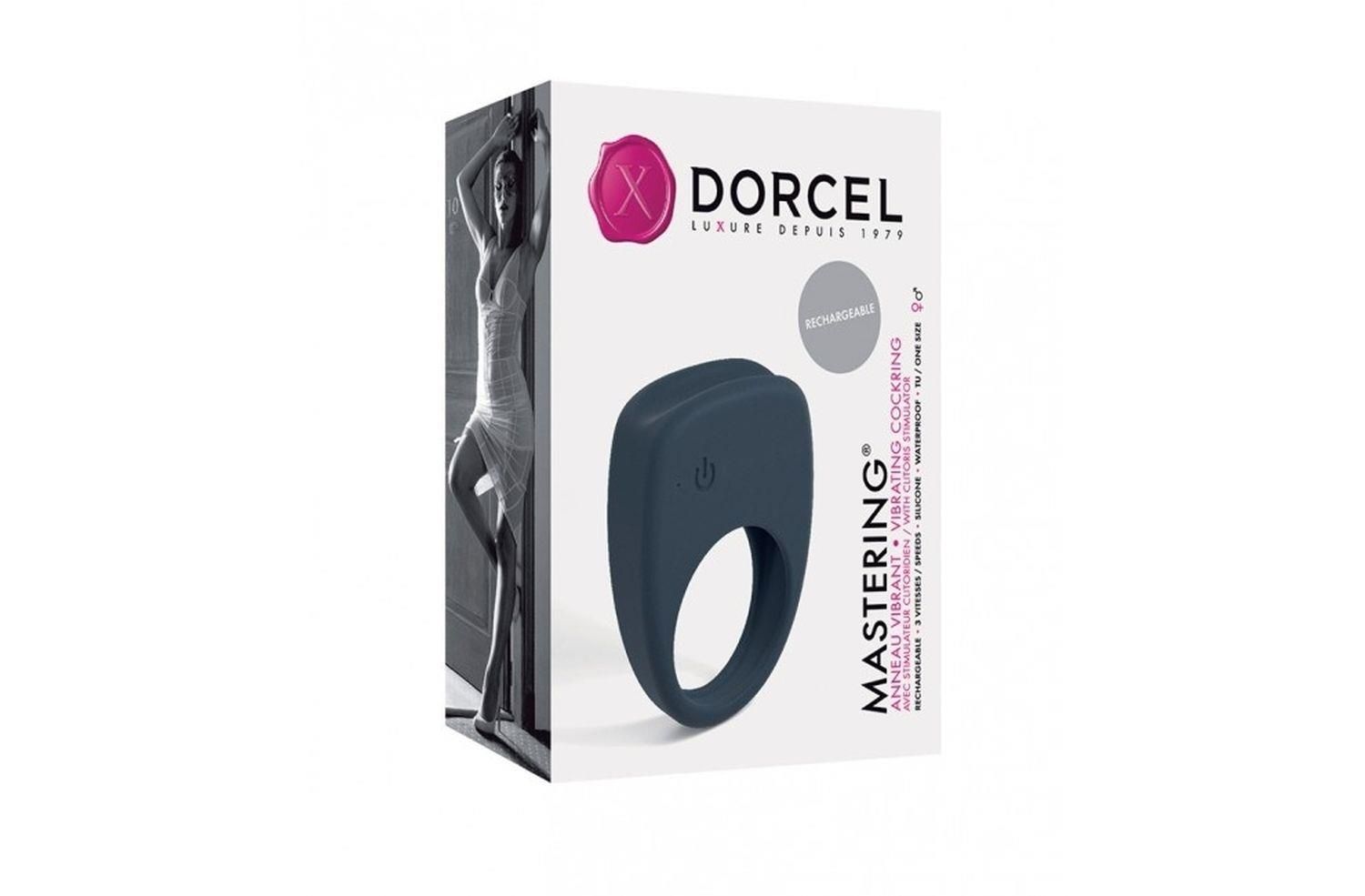 Эрекционное кольцо Dorcel Mastering, 5.8 см (серый)