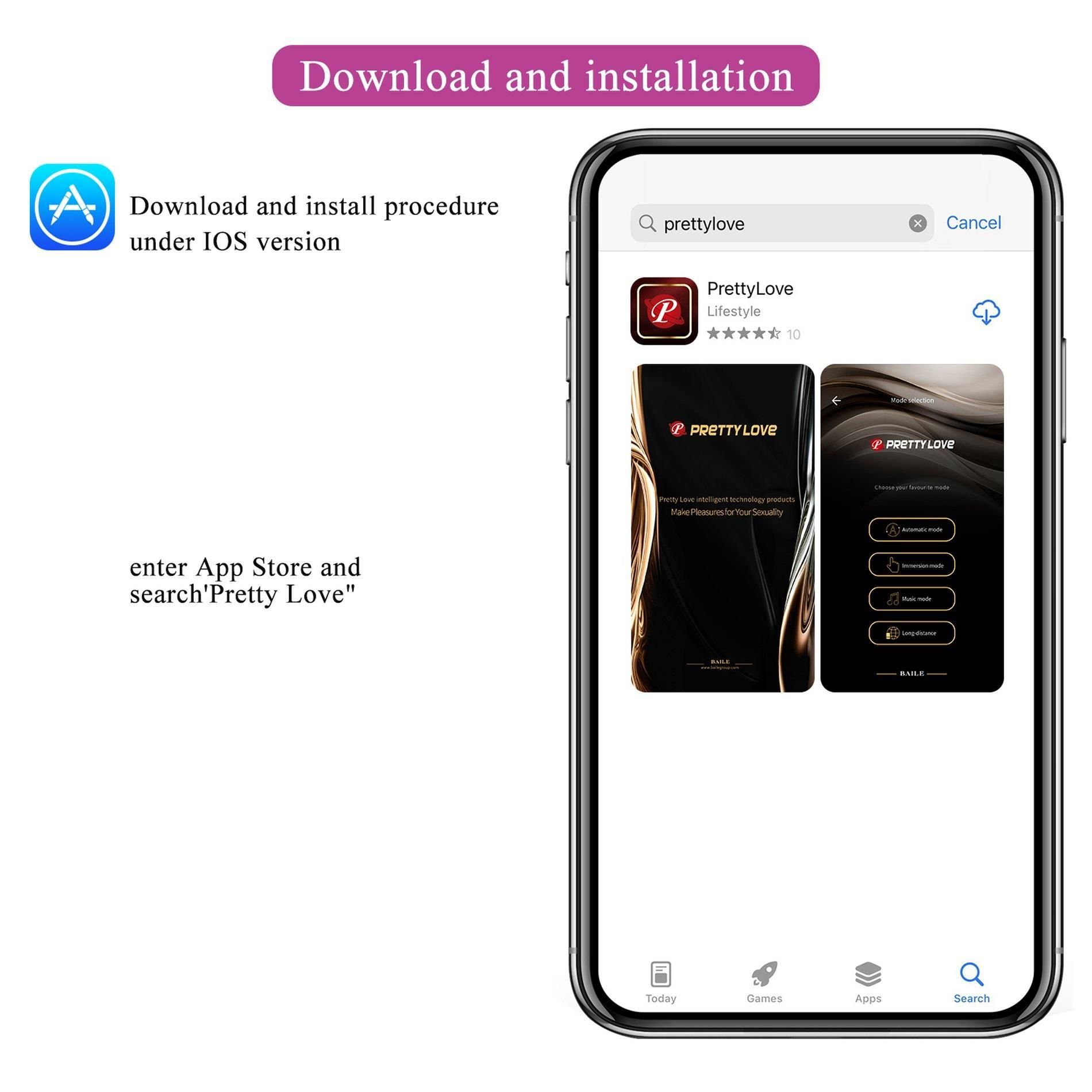 Wibrator Pretty Love Hector Smart, 19,5 cm (liliowy)