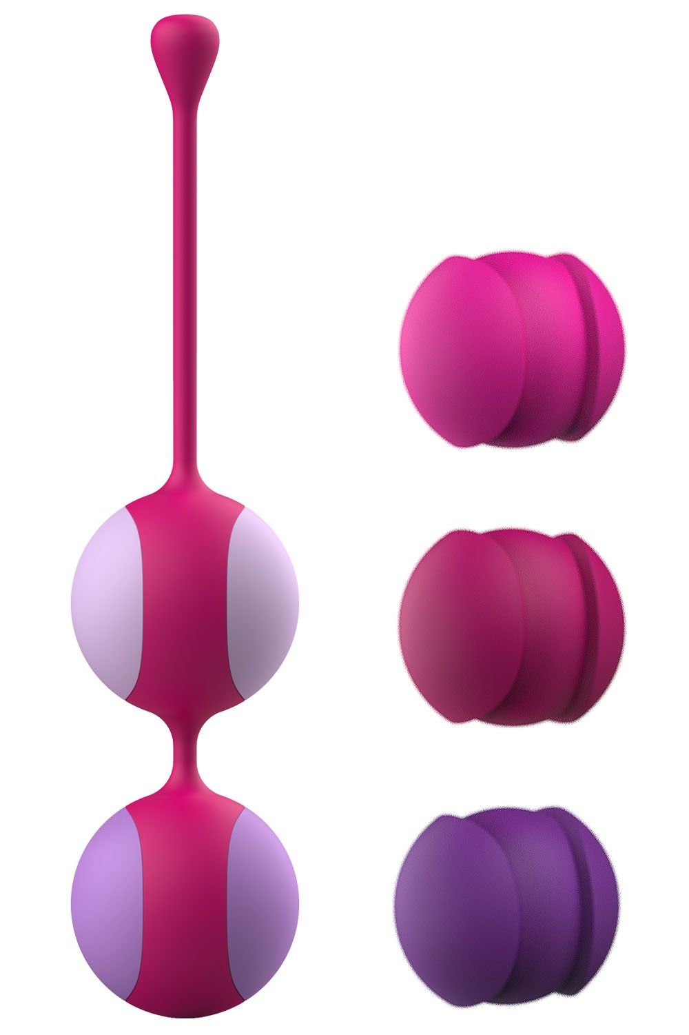 Вагинальные шарики Liebe Pleasure Toys Kewos, 14 см (фиолетовый)