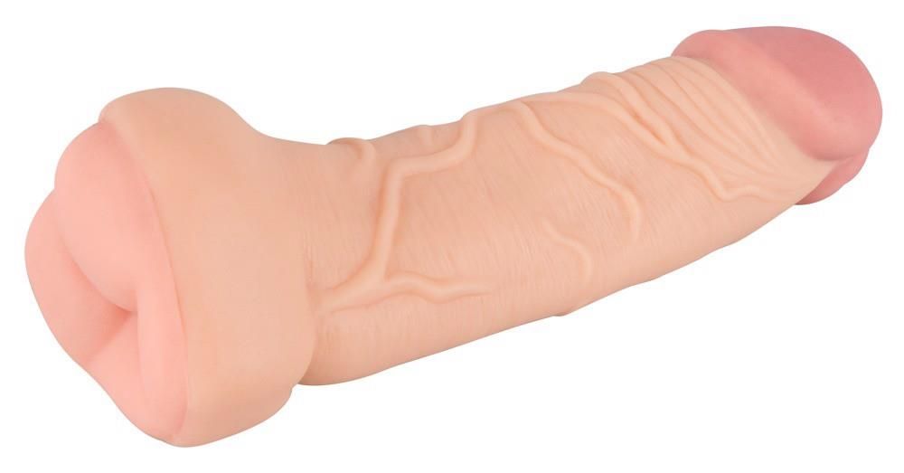 Мастурбатор Nature Skin 2in1 Extension (тілесний)