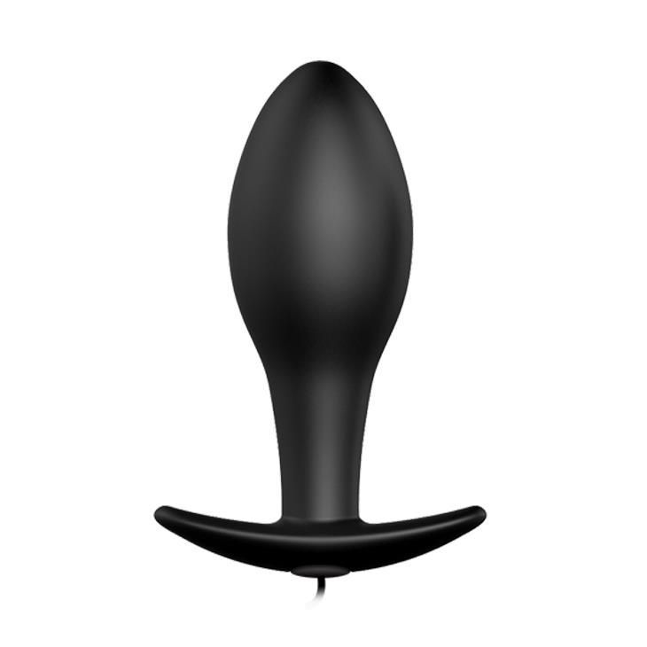 Korek analny Pretty Love Vibrating Butt, 7,5 cm (czarny)